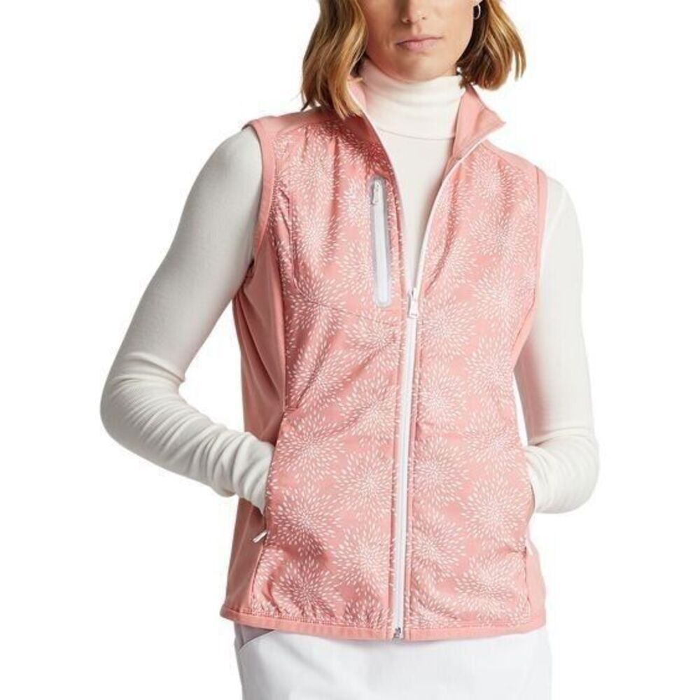 RLX Golf Ralph Lauren Women's M Printed Terry Sleeveless Full-Zip Vest NWT $178 - Picture 6 of 6
